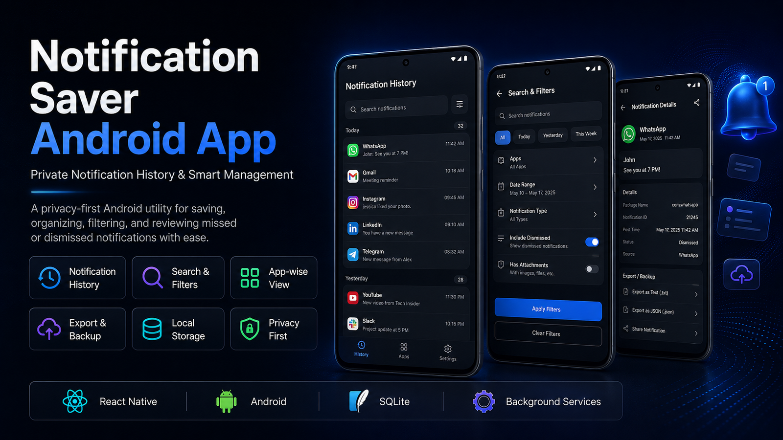 Notification Saver — Private Notification History Manager