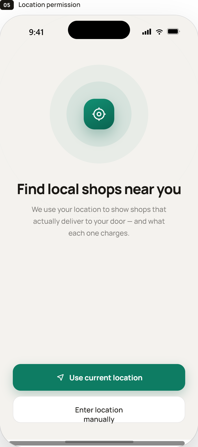 LocalKart location permission