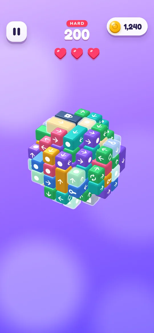 Hard 3D level