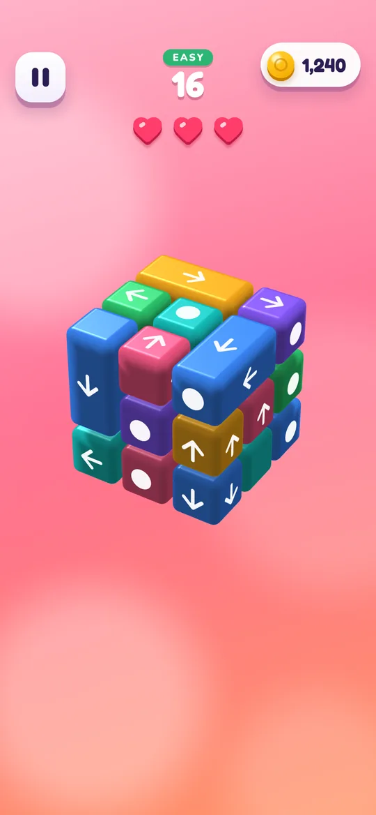 3D block cube